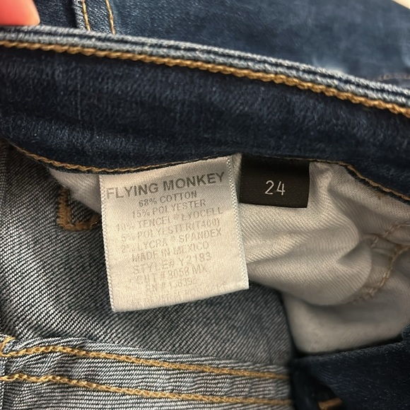 Flying Monkey Blue Jeans Size 24 - Picture 4 of 4